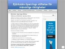 Tablet Screenshot of bjorkstensparring.com